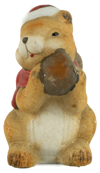 Preview: Bezaubernde Eichhörnchen 2er Set ca. 10 cm - Weihnachtsdekoration