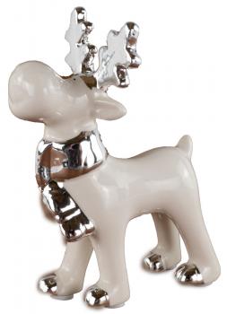 Preview: Bezaubernde Elche 2er Set ca. 12 cm - Weihnachtsdekoration