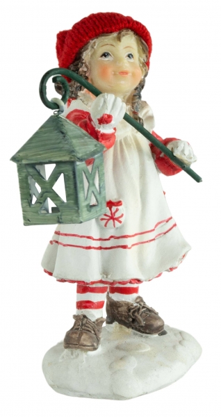 Preview: Goldige Winterkinder 2er Set ca. 11 cm - Weihnachtsdekoration
