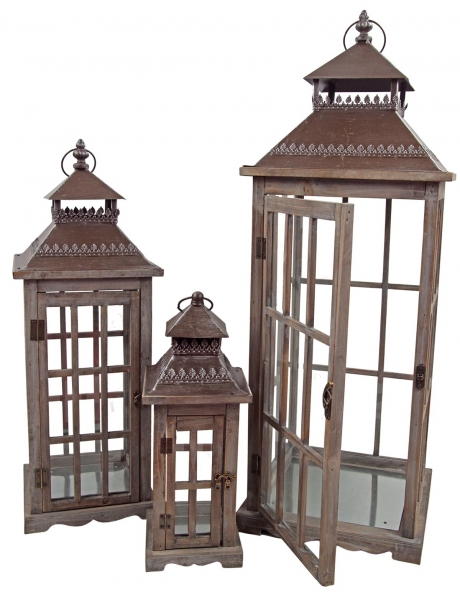 Wunderschöne Laternen 3er Set - Weihnachtsdekoration