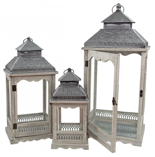 Wunderschöne Laternen 3er Set - Weihnachtsdekoration