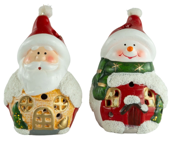 Niedliche LED Figuren ca. 10,5 cm - Weihnachtsdekoration