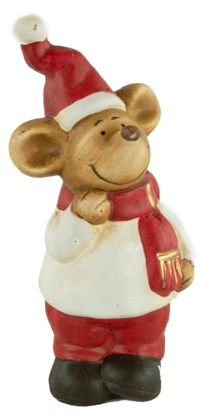 Preview: Bezaubernde Mäuse 2er Set ca. 13 cm - Weihnachtsdekoration