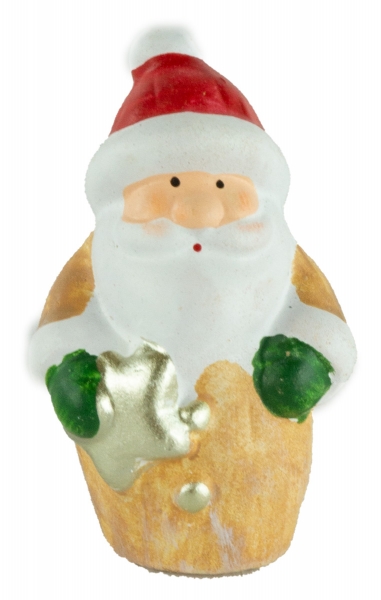 Preview: Bezaubernde Weihnachtsfiguren 4er Set ca. 8 cm - Weihnachtsdekoration