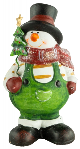 Preview: Bezaubernde Schneemänner 2er Set ca. 12 cm - Weihnachtsdekoration