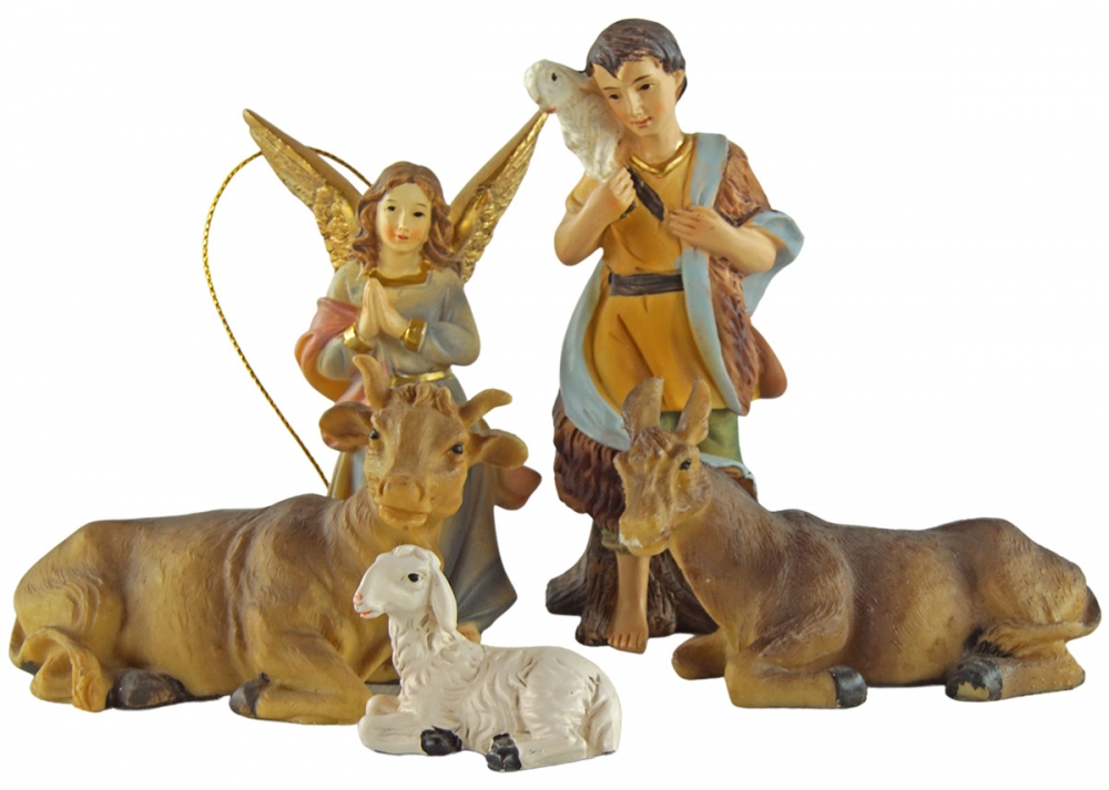 Wunderschöne Krippenfiguren 12-tlg., ca. 11 cm, K 502