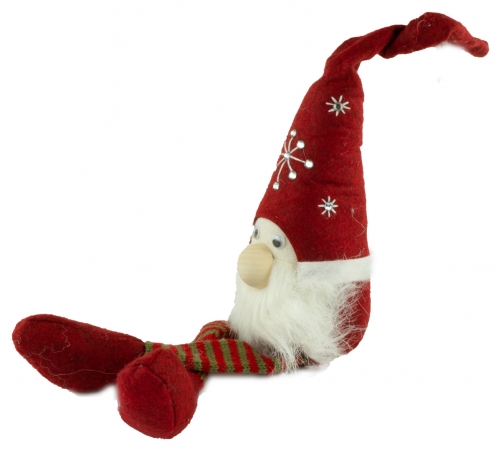 Winterlicher Wichtel Luzifer klein 2er Set ca. 35 cm - Weihnachtsdekoration