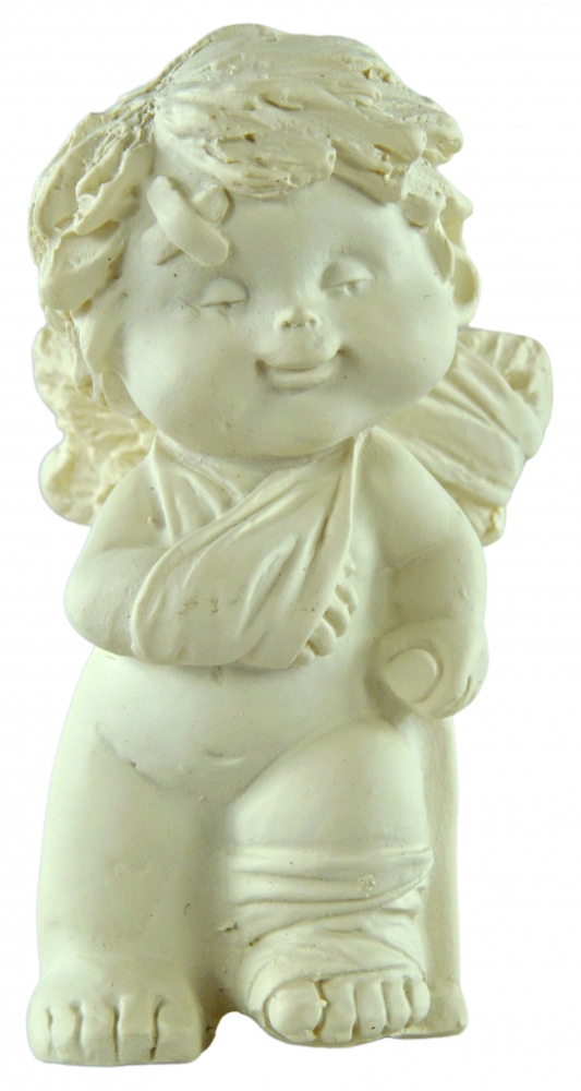 3er Set Engel " IGOR" Gute Besserung, von Lang, aus Polyresin, weiß, Höhe 7 cm