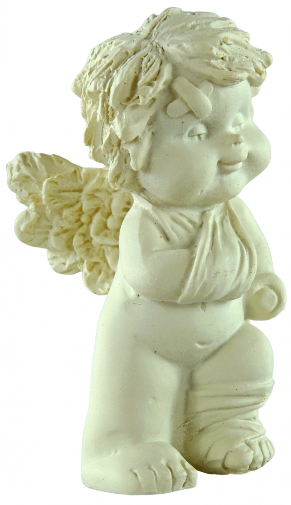 3er Set Engel " IGOR" Gute Besserung, von Lang, aus Polyresin, weiß, Höhe 7 cm