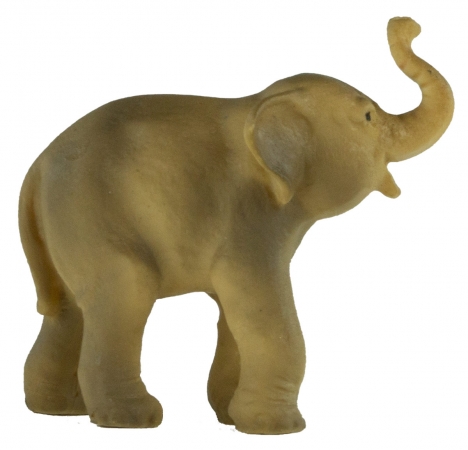 Handbemalte Krippenfigur Elefant klein, ca. 4,5 cm, T 001-25