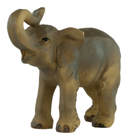 Handbemalte Krippenfigur Elefant klein, ca. 5,5 cm, K 005-25