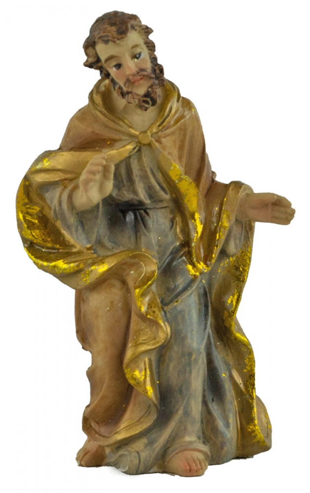 Stimmungsvolle Krippenfiguren Heilige Familie 2-tlg., ca. 8 cm, K 9635