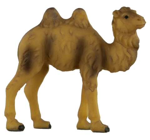 Handbemalte Krippenfigur Kamel klein, ca. 7 cm, K 001-17