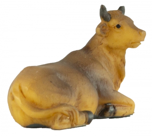 Handbemalte Krippenfiguren Ochse und Esel 2-tlg., ca. 3,5 cm, K 181-03