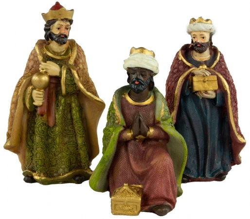 Faszinierende Krippenfiguren 8-tlg., ca. 10,5 cm, 10056872