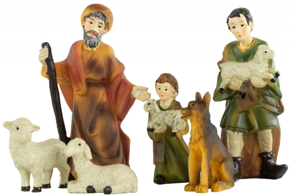 Wunderschöne Krippenfiguren 17-tlg., ca. 11 cm, ETA 1