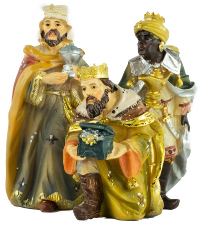 Hochwertige Krippenfiguren 12-tlg., ca. 8 cm, K 004