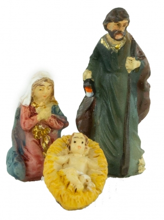 Zierliche Krippenfiguren 11-tlg., ca. 3,5 cm, K 110