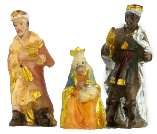 Zierliche Krippenfiguren 11-tlg., ca. 3,5 cm, K 110