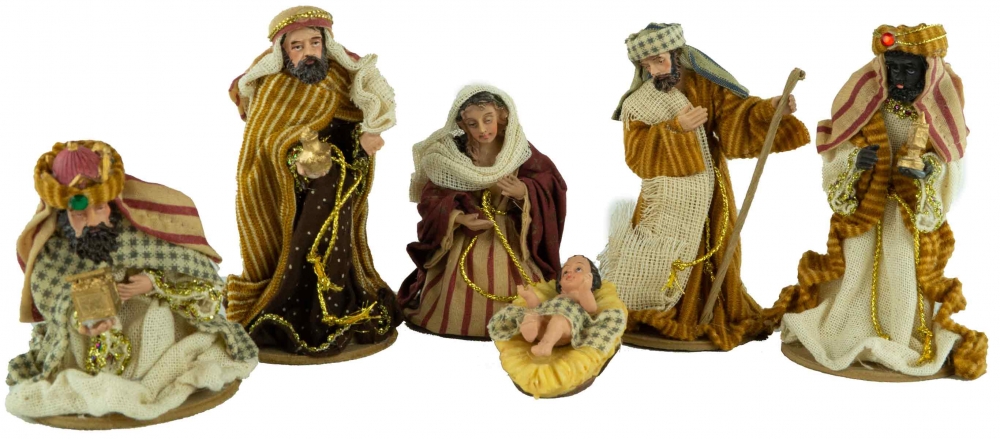 Wunderschöne Ankleidefiguren 6-tlg., ca. 13 cm, K 114