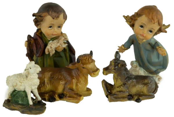 Bezaubernde Kinderkrippenfiguren 12-tlg., ca. 7 cm, K 299