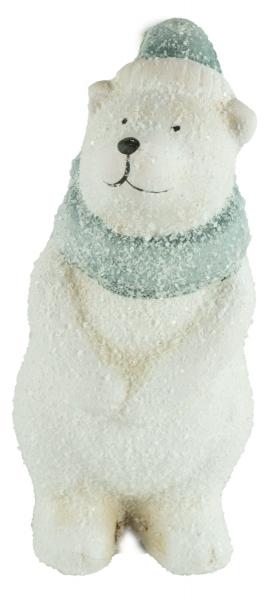 Bezaubernde Eisbären 2er Set ca. 17 cm - Weihnachtsdekoration