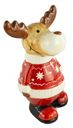 Bezaubernde Elche 2er Set mittel ca. 12 cm - Weihnachtsdekoration