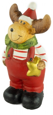 Bezaubernde Elche 2er Set ca. 11 cm - Weihnachtsdekoration