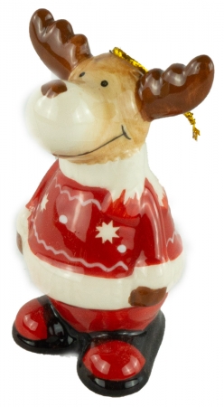 Bezaubernde Elche 2er Set klein ca. 9 cm - Weihnachtsdekoration