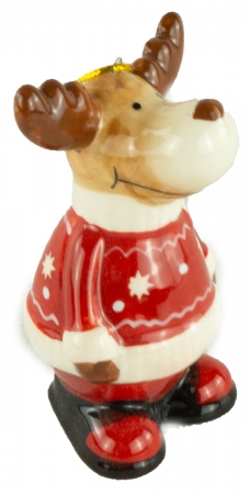 Bezaubernde Elche 2er Set klein ca. 9 cm - Weihnachtsdekoration