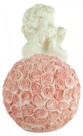 Lieblicher Engel Rosenkugel 2er Set ca. 10 cm - Dekoration