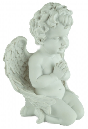 Lieblicher Engel betend klein ca. 20 cm - Dekoration