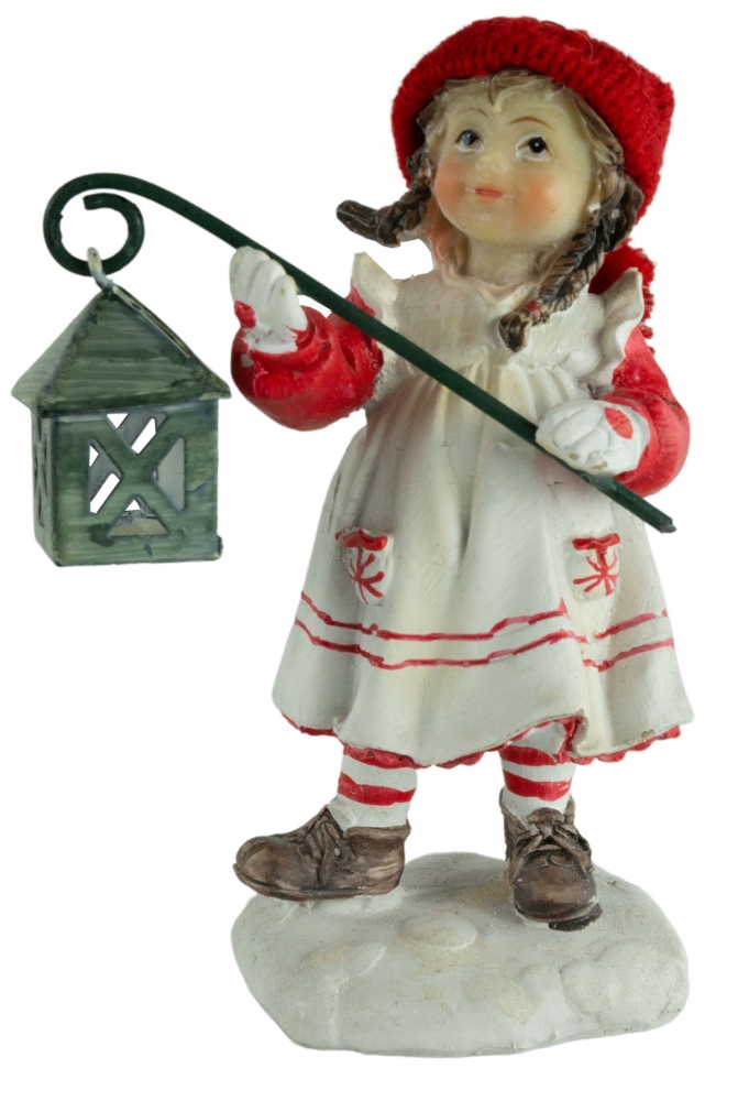 Goldige Winterkinder 2er Set ca. 11 cm - Weihnachtsdekoration