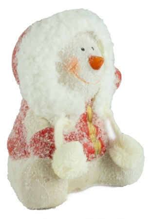 Bezaubernde Schneemänner 3er Set ca. 10 cm - Weihnachtsdekoration