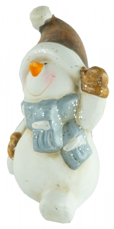 Bezaubernde Schneemänner 2er Set ca. 14 cm - Weihnachtsdekoration