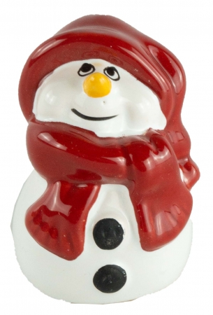 Bezaubernde Schneemänner Doris & Joris 2er Set ca. 7 cm - Weihnachtsdekoration