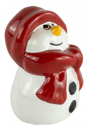 Bezaubernde Schneemänner Doris & Joris 2er Set ca. 7 cm - Weihnachtsdekoration