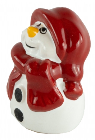 Bezaubernde Schneemänner Doris & Joris 2er Set ca. 7 cm - Weihnachtsdekoration