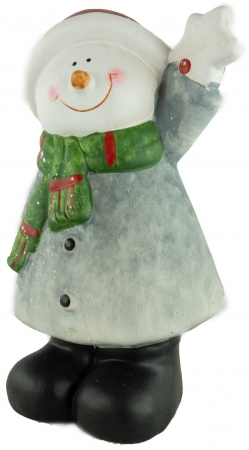 Bezaubernde Schneemänner 2er Set ca. 20 cm - Weihnachtsdekoration