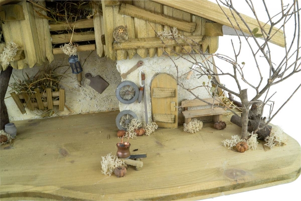 Detaillierte Weihnachtskrippe Thun inkl. 17-tlg. Figurensatz ETA 1, Maße Krippe: ca. 70 x 30 x 29 cm