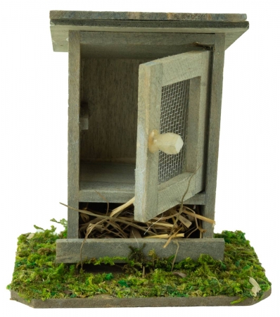 Kleintierstall groß - Krippenzubehör, ca. 10 cm