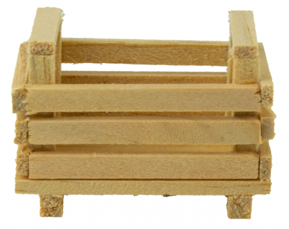 Holzkiste - Krippenzubehör, ca. 4 cm