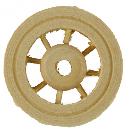 Holzrad - Krippenzubehör, ca. 3,5 cm