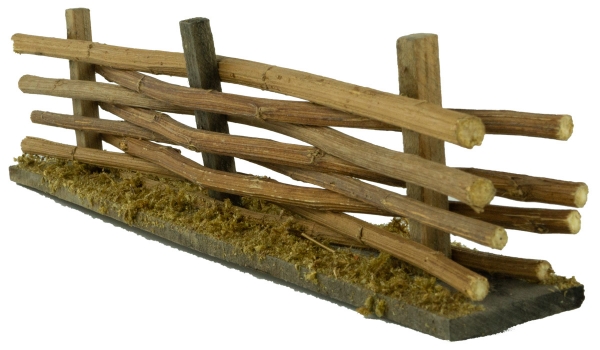 Weidenzaun groß - Krippenzubehör, ca. 5,5 x 21 cm